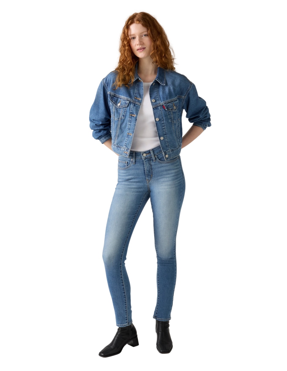 'jeans/jegging/jeans jogger' skinny cintura 311 shaping skinny eternal indigo mid no aplica 'para mujer'