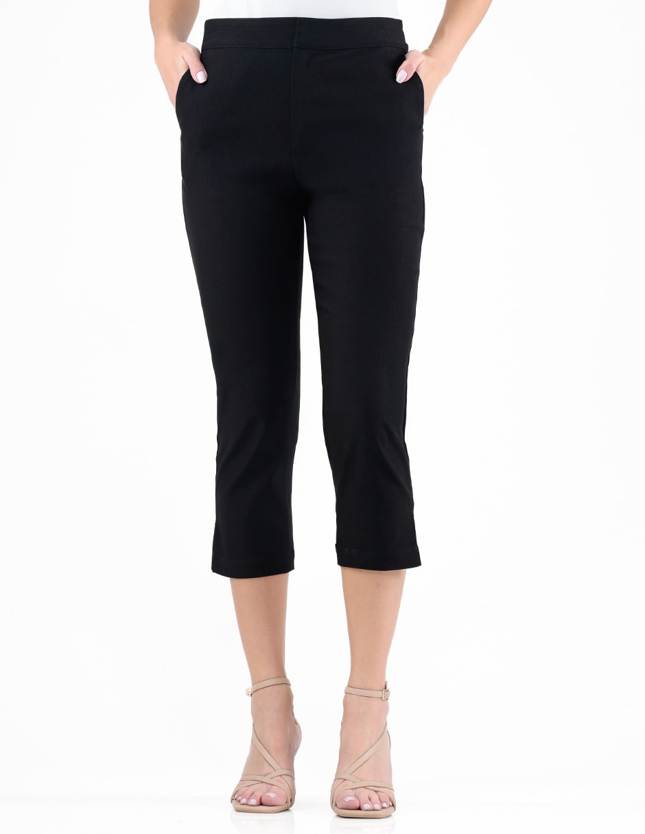 Pantalón capri regular para mujer Pantalón capri regular para mujer