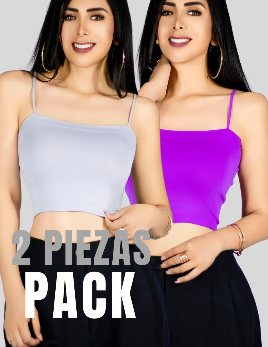Set blusa de tirantes para mujer 6