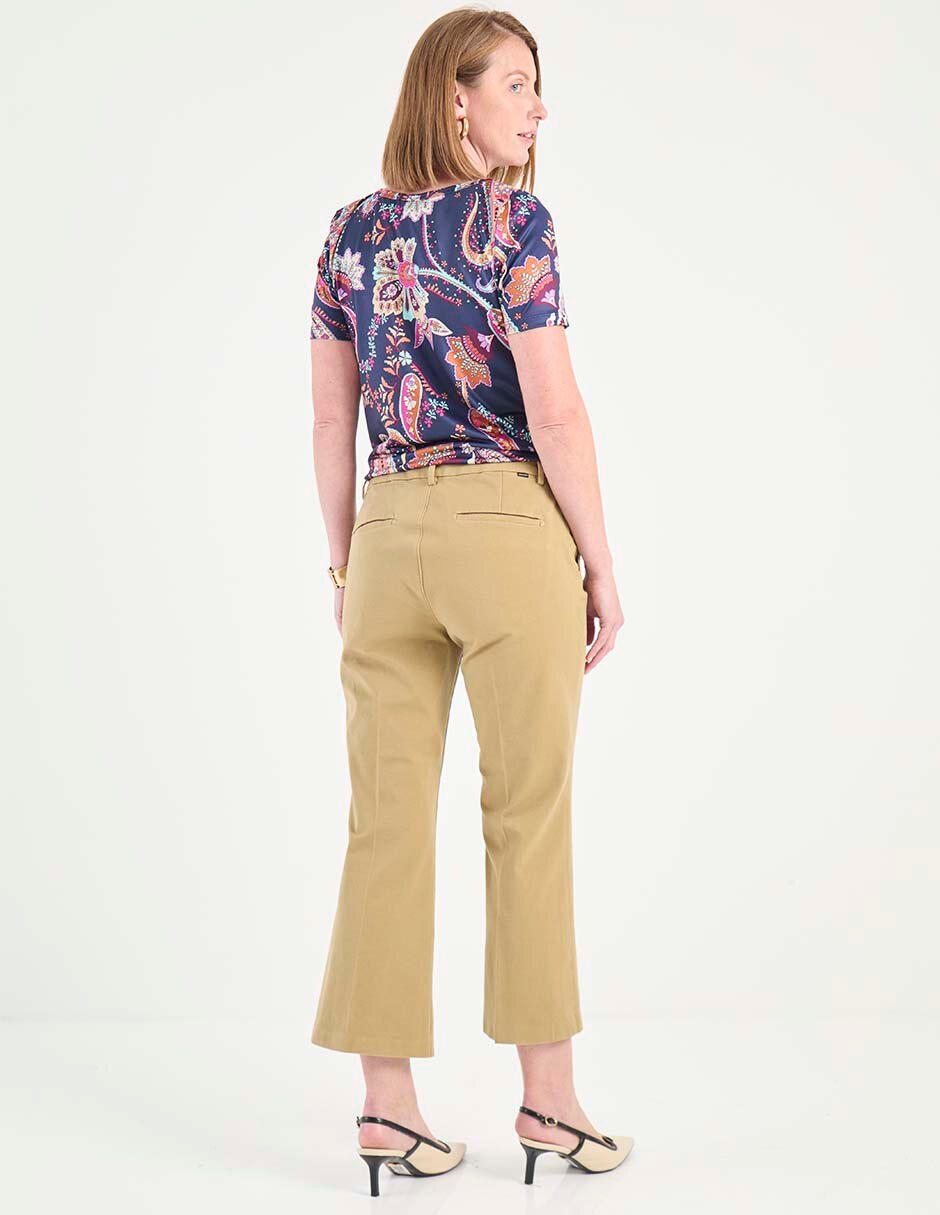 Pantalón capri straight para mujer 2