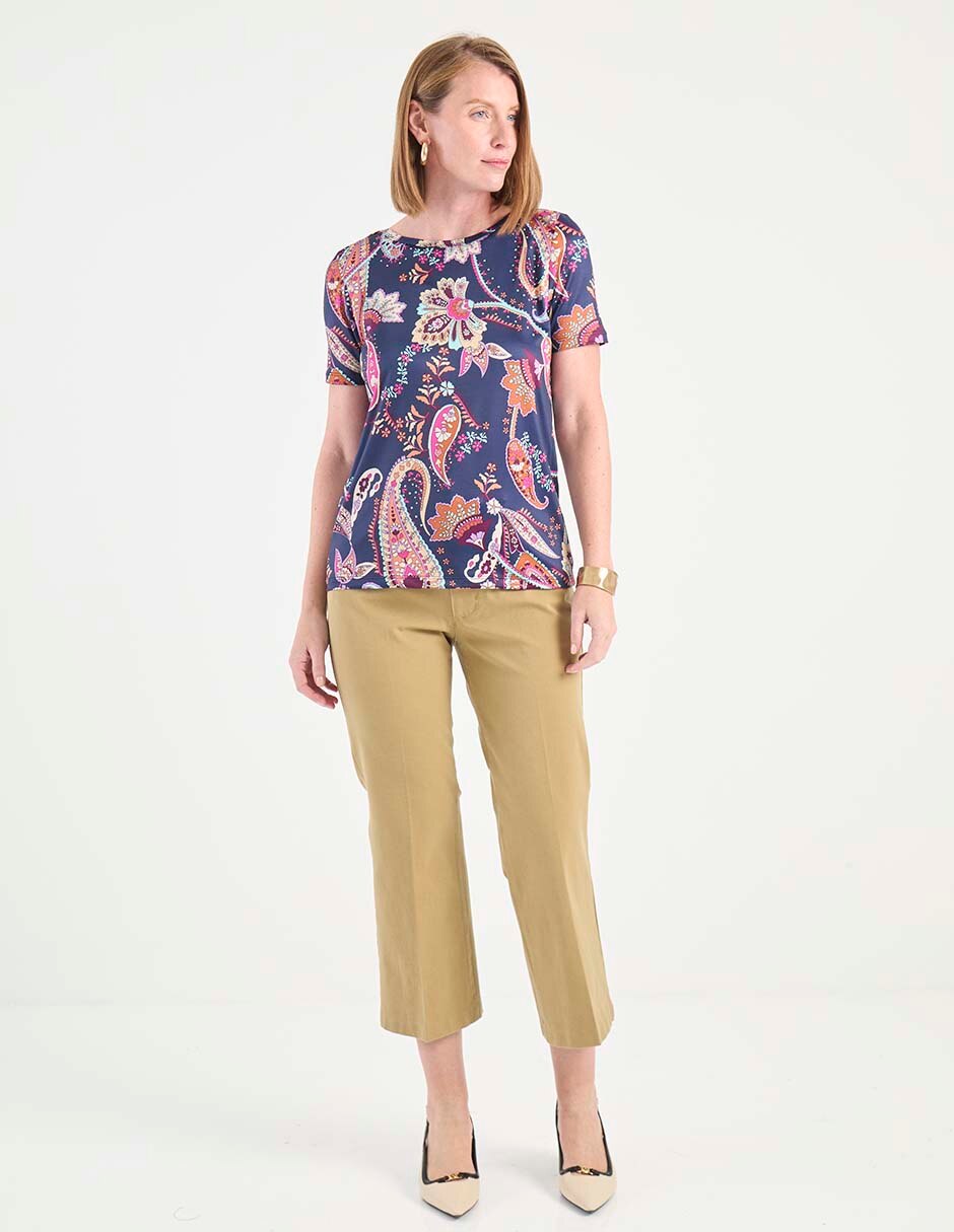 Pantalón capri straight para mujer 3