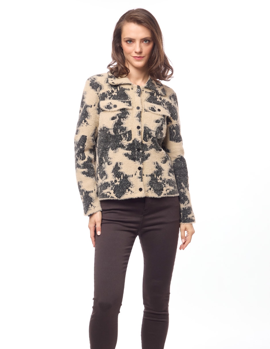 Blusa camisera manga larga para mujer Blusa camisera manga larga para mujer