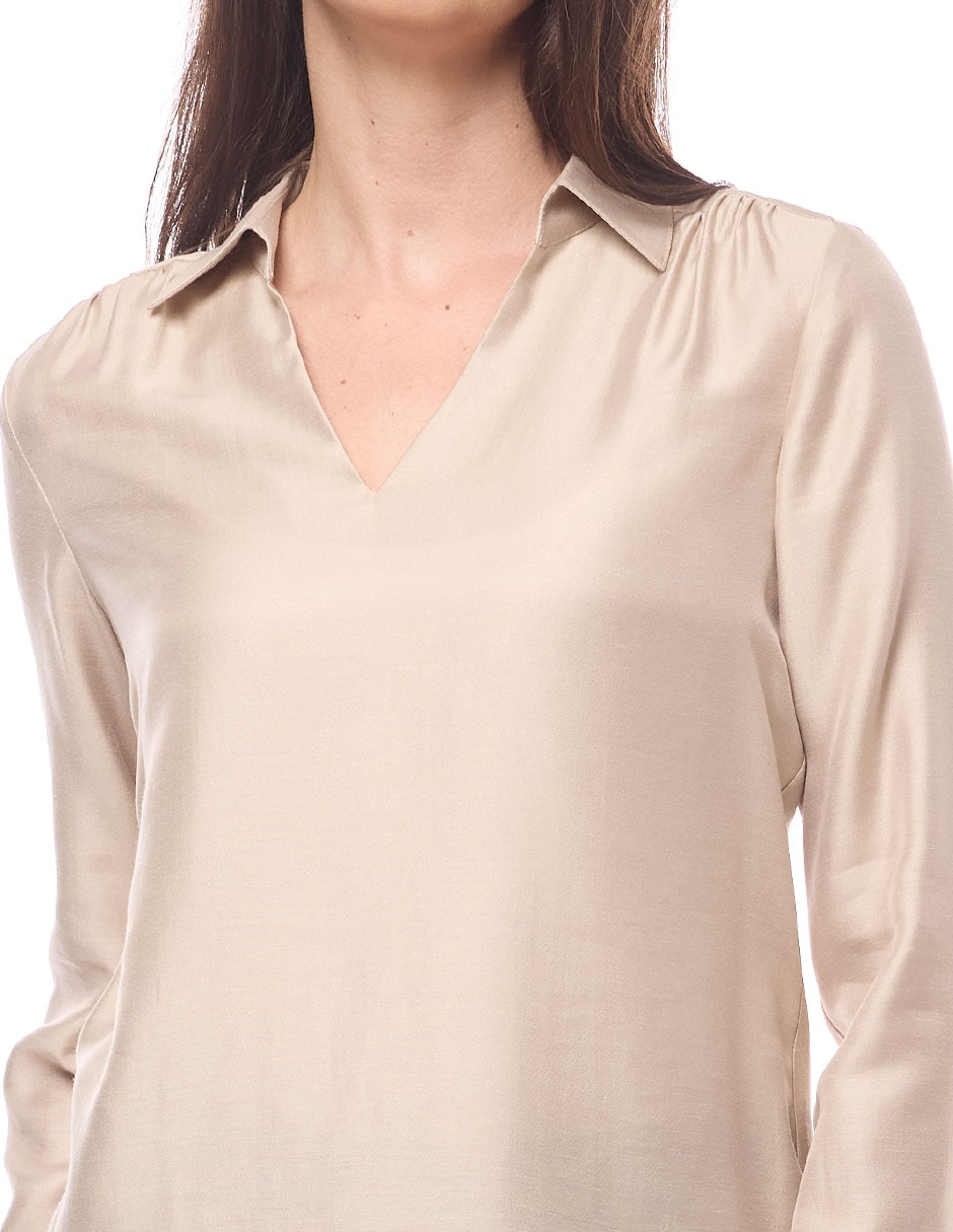 Blusa manga larga para mujer 5