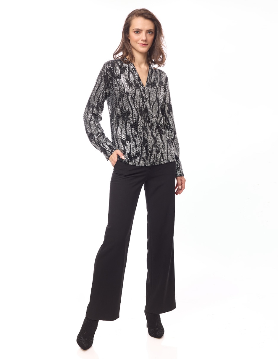 Blusa manga larga para mujer 2