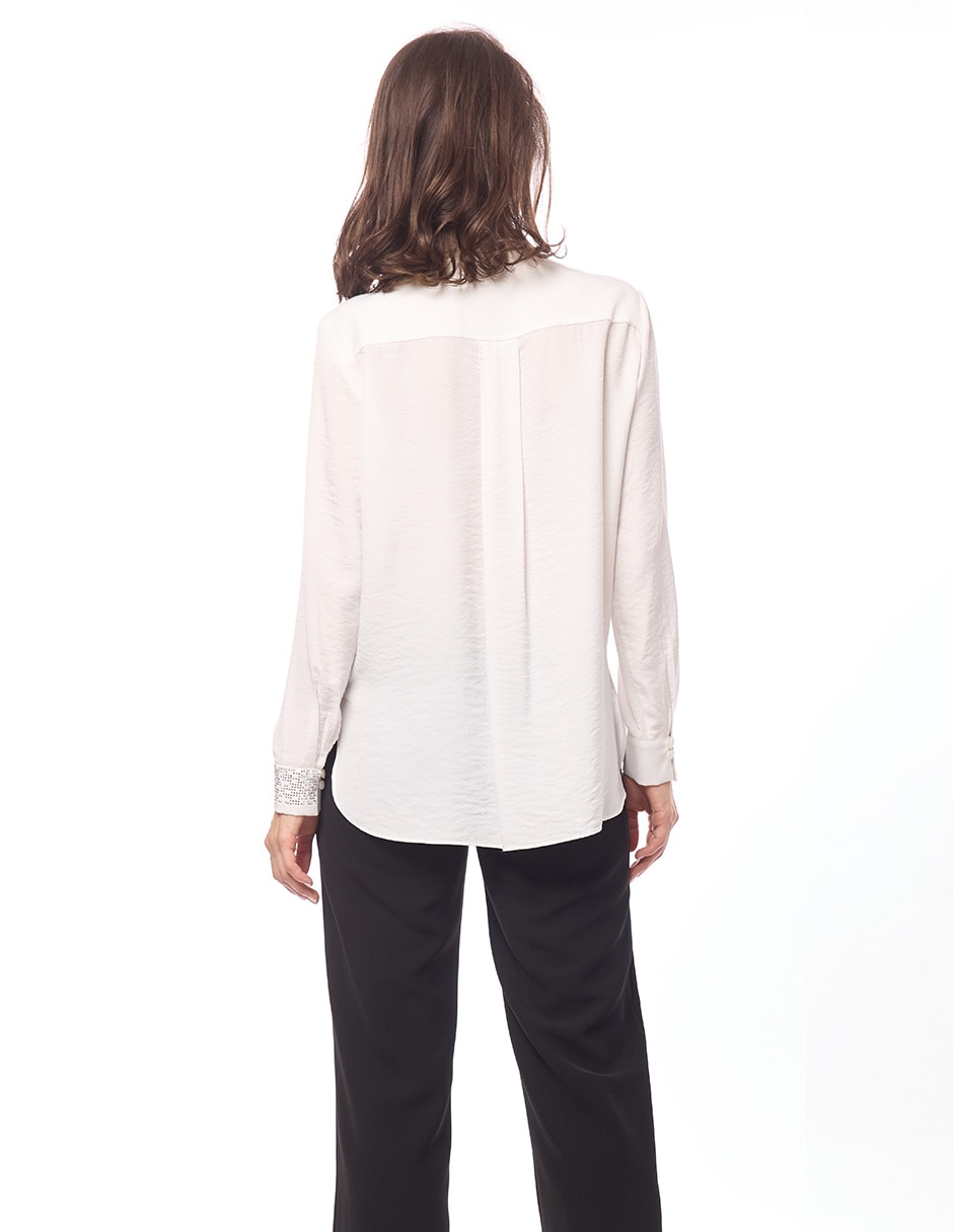 Blusa manga larga para mujer 4