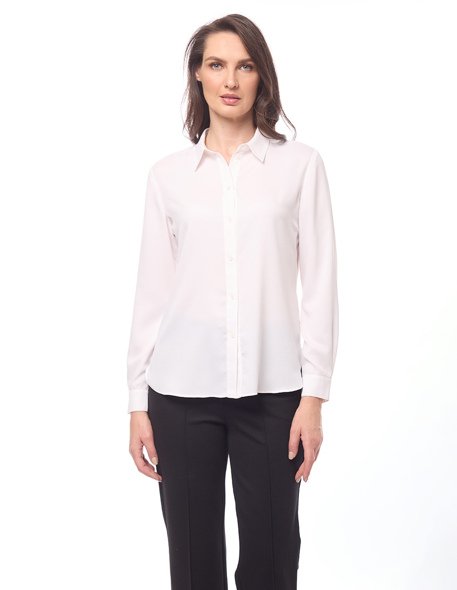 Blusa manga larga para mujer