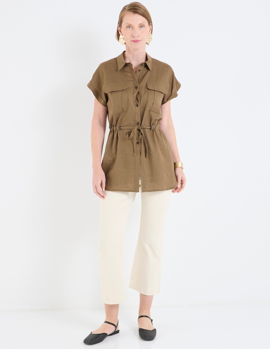 Blusa manga corta para mujer 3