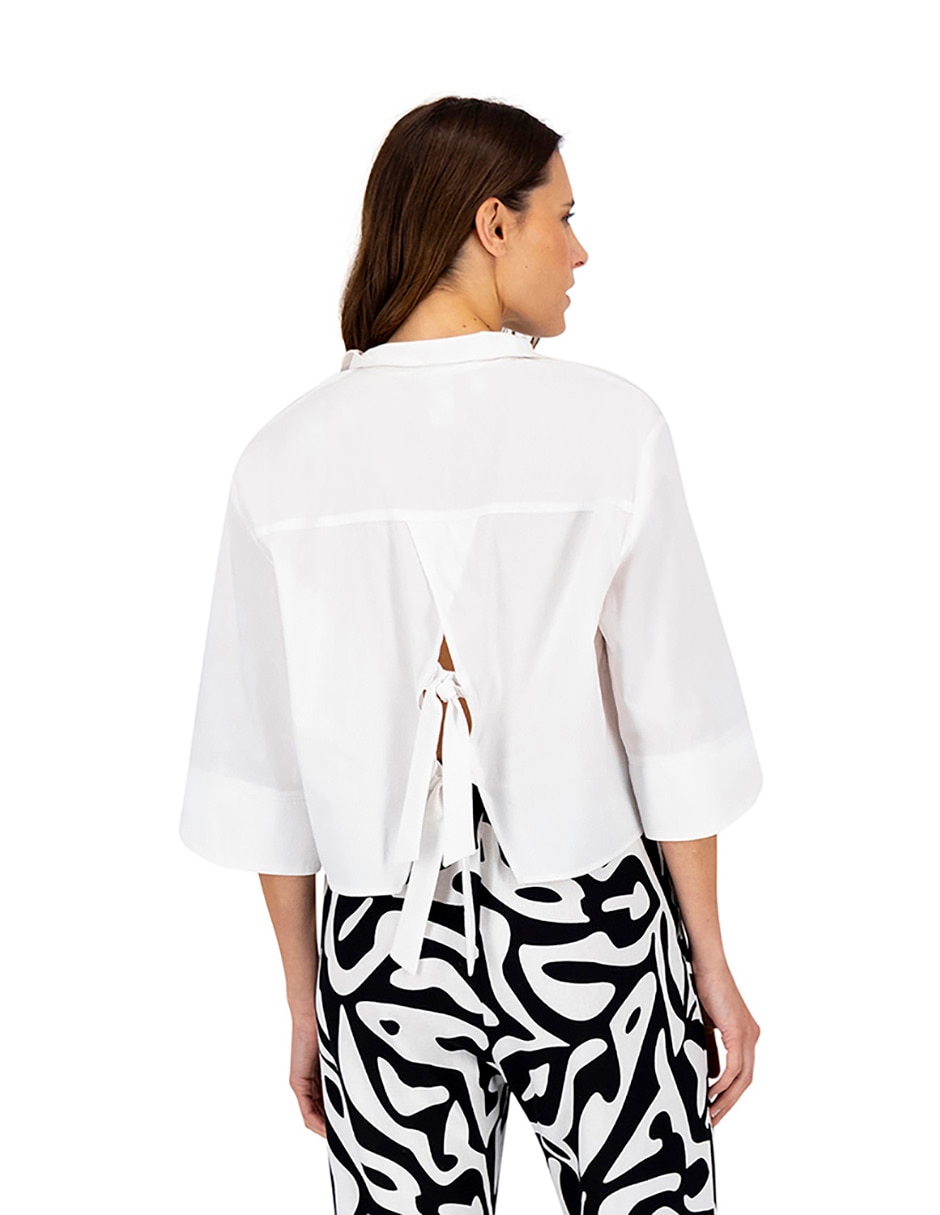 Blusa manga 3/4 para mujer