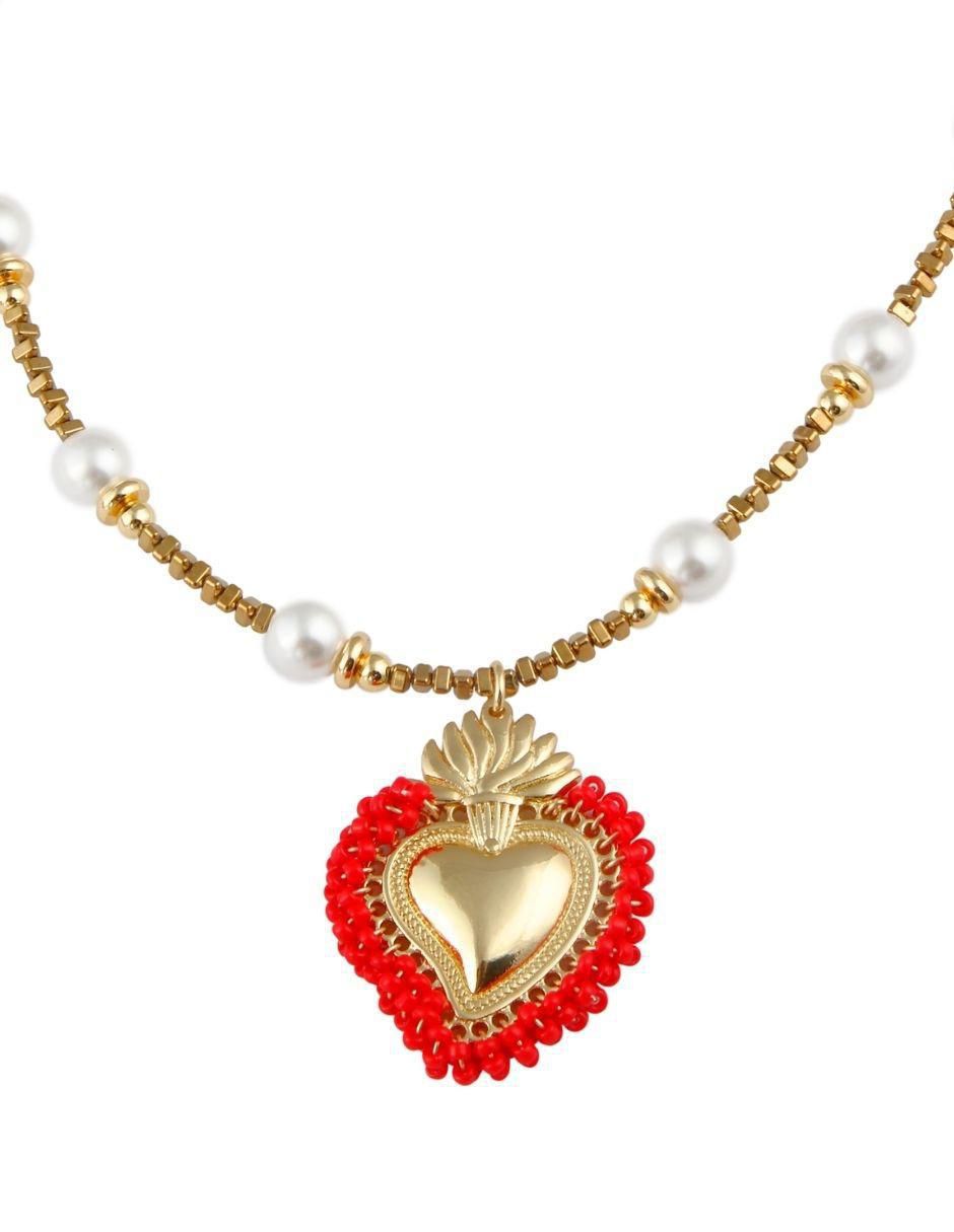 Collar de corazón Milagritos