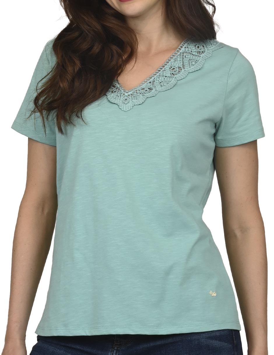 BLUSA FERRIONI M2767, CH, AZUL PIZARRA