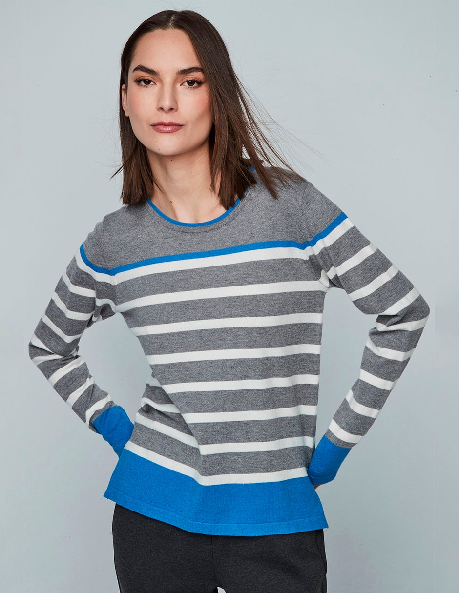 Suéter cuello redondo para mujer Suéter cuello redondo para mujer