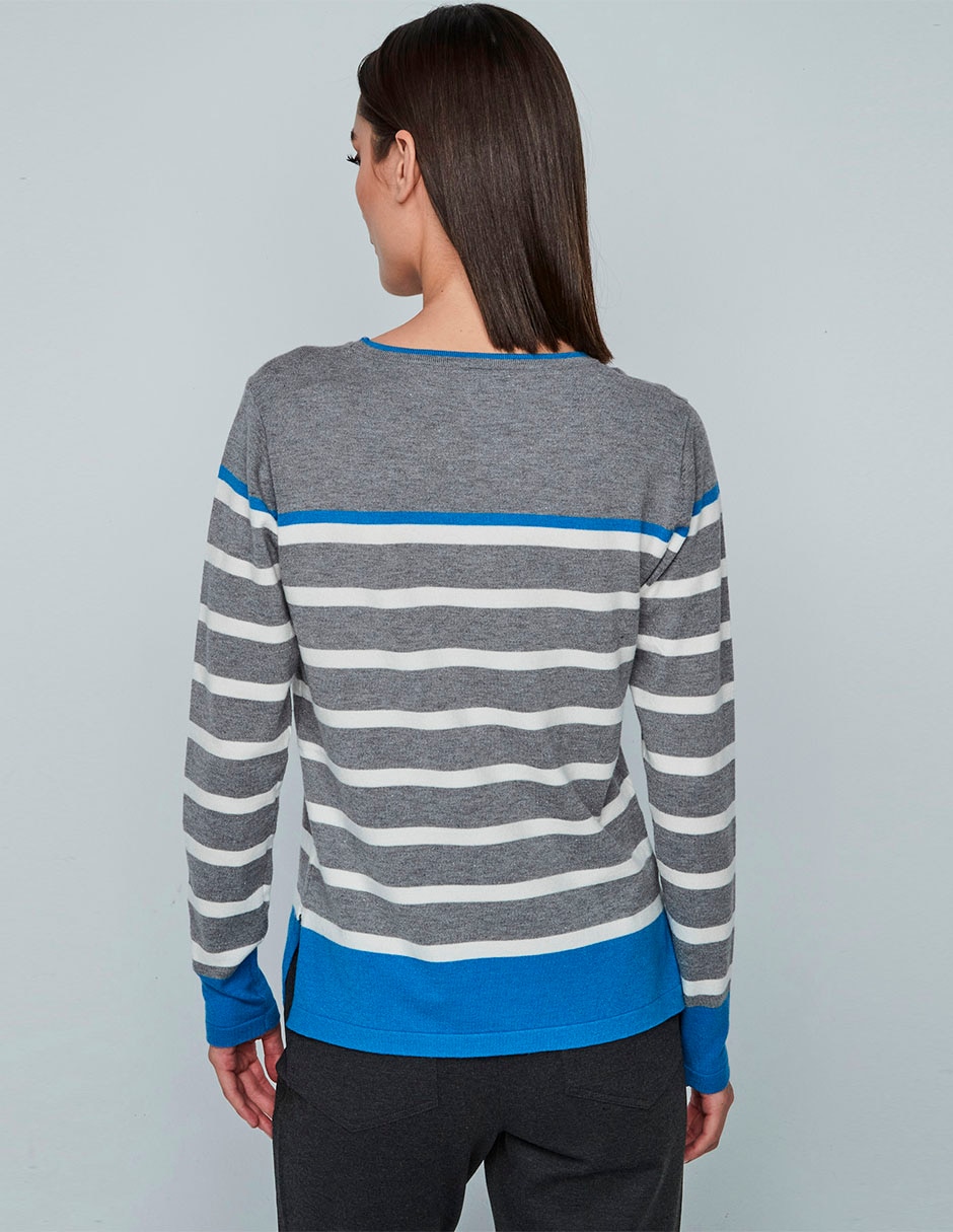 Suéter cuello redondo para mujer 3