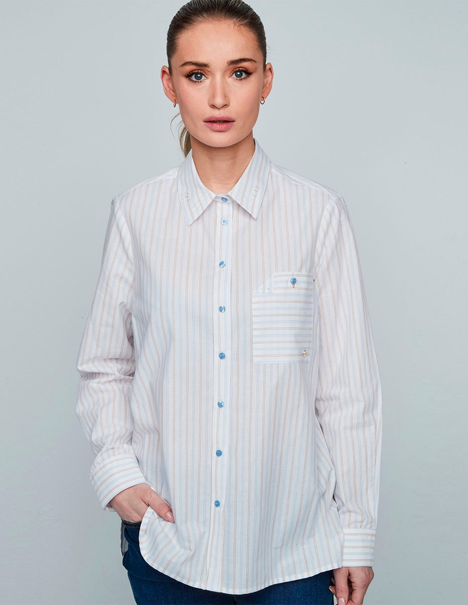 Blusa manga larga para mujer 1