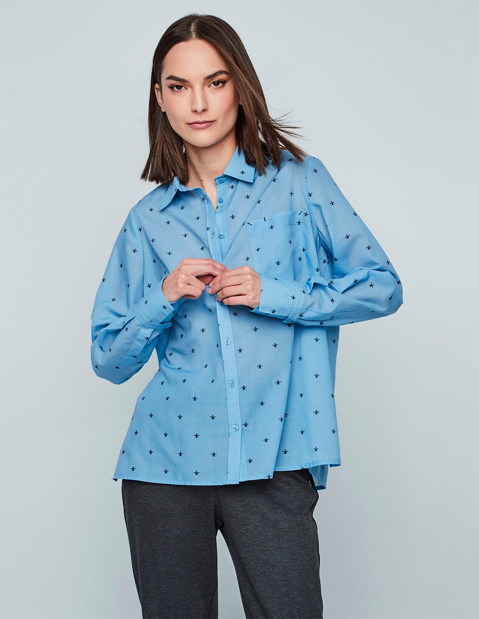 Blusa manga larga para mujer 3