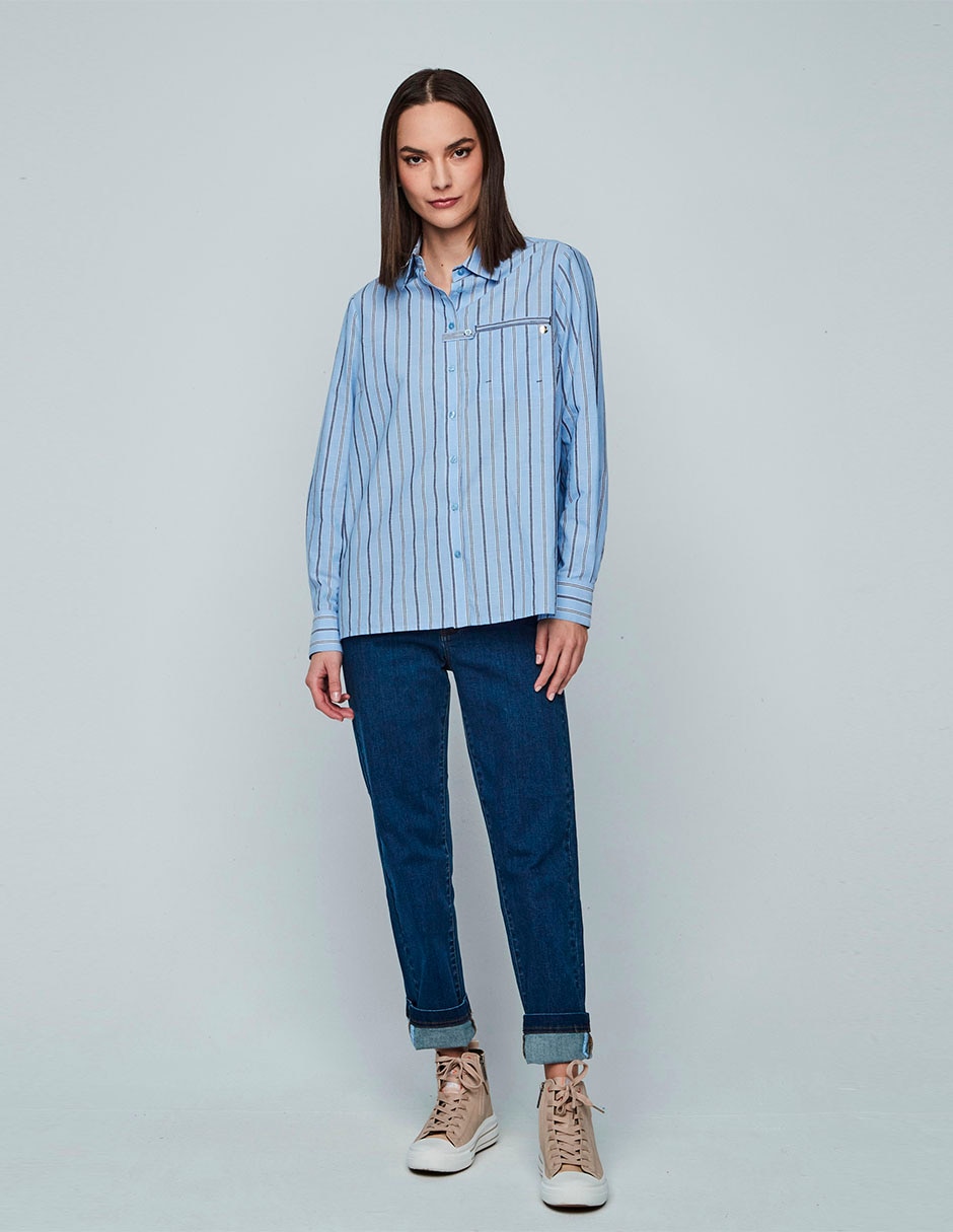 Blusa manga larga para mujer 3