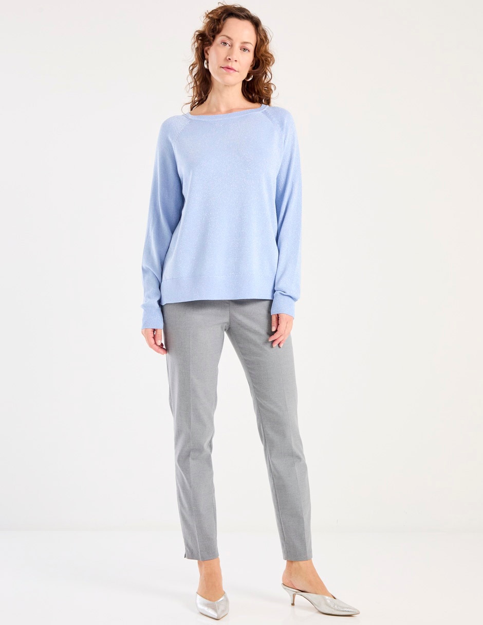 Suéter cuello redondo para mujer 3