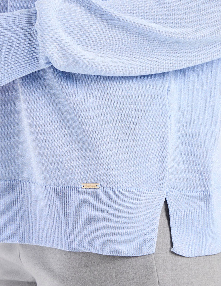 Suéter cuello redondo para mujer 4