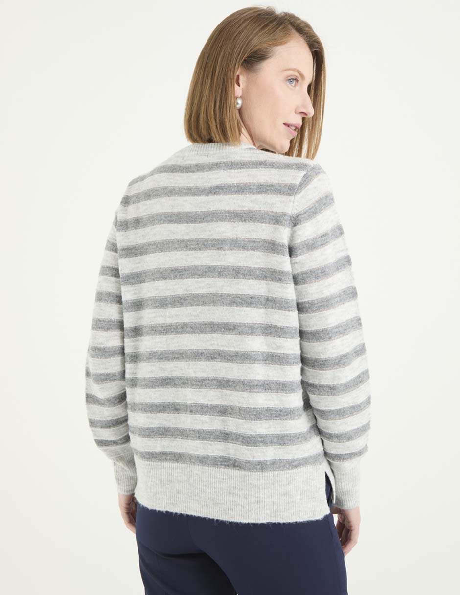 Suéter cuello redondo para mujer 5