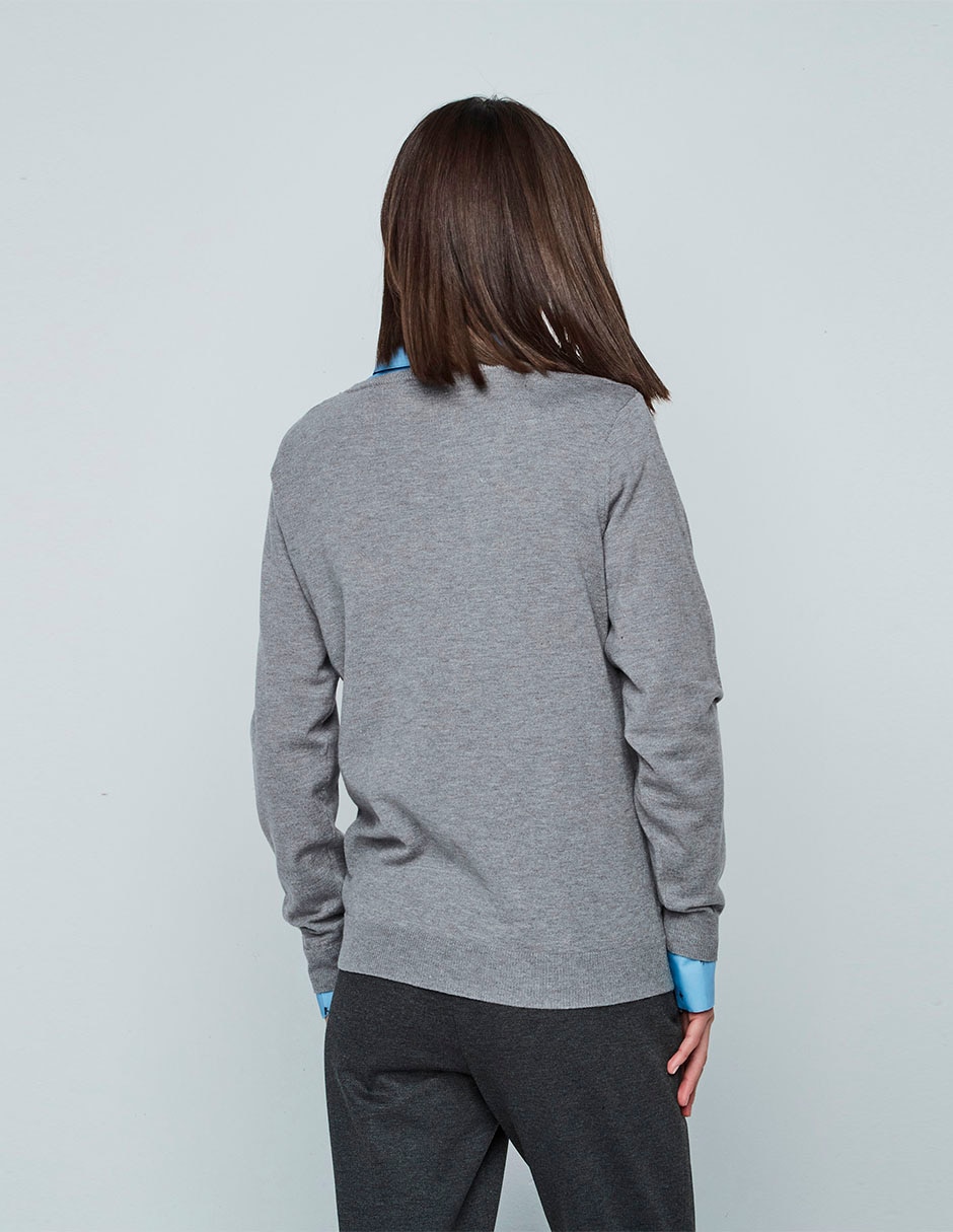 Suéter cuello redondo para mujer 2