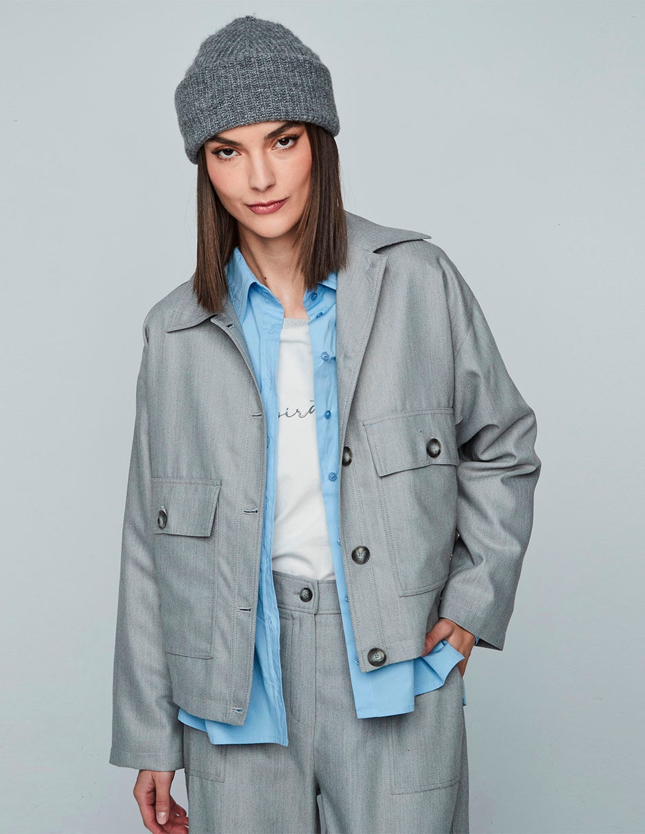 Chamarra parka para mujer