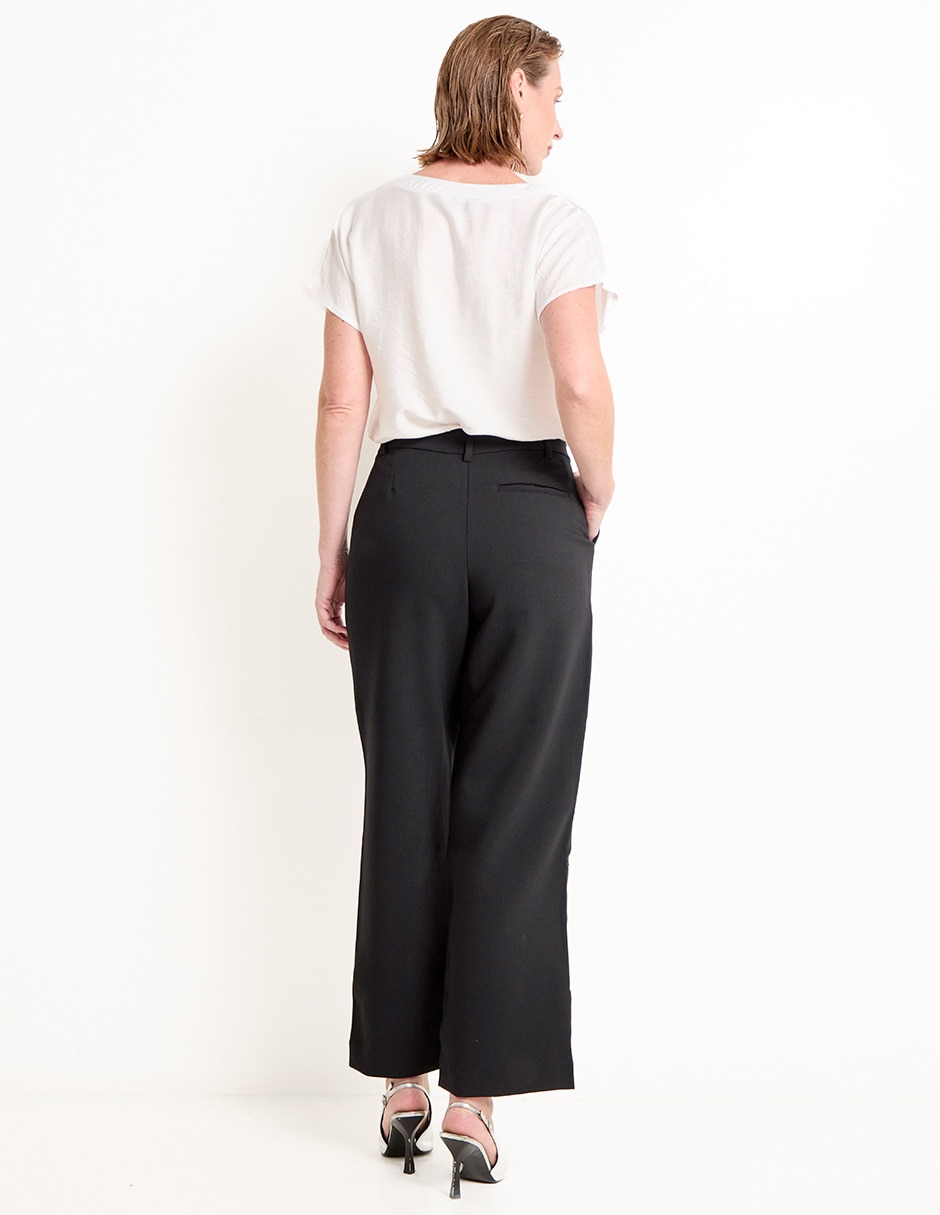 Pantalón relaxed wide leg para mujer 2