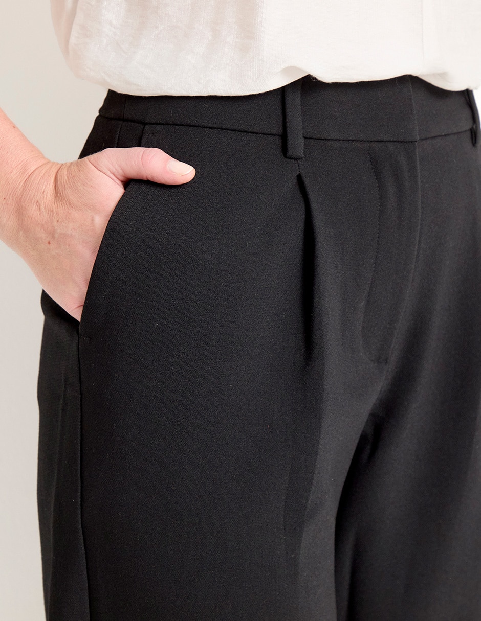 Pantalón relaxed wide leg para mujer 4