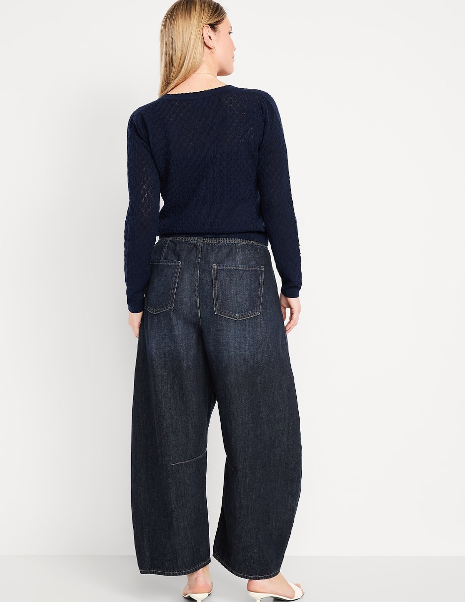 Jeans barrel para mujer 2