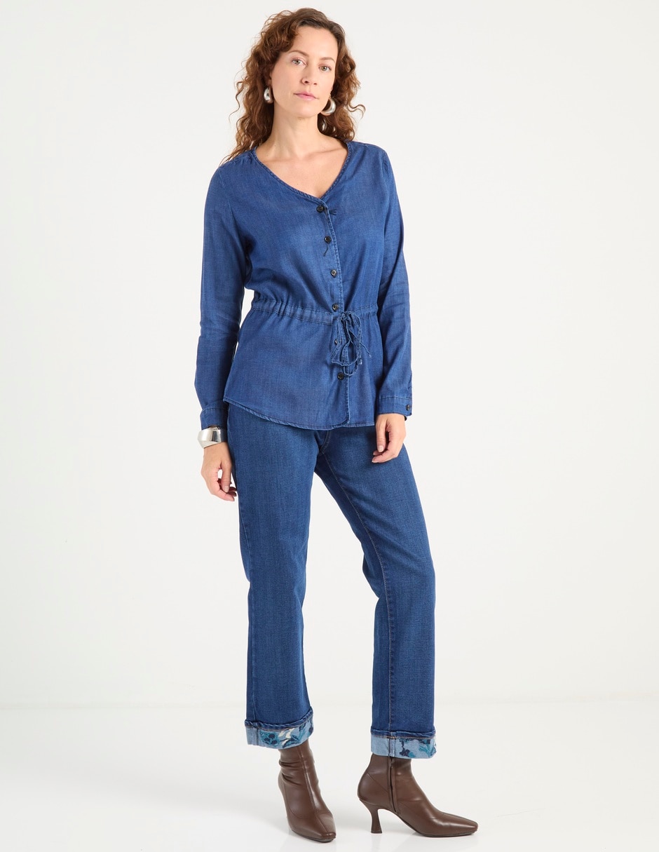 Blusa manga larga para mujer 3