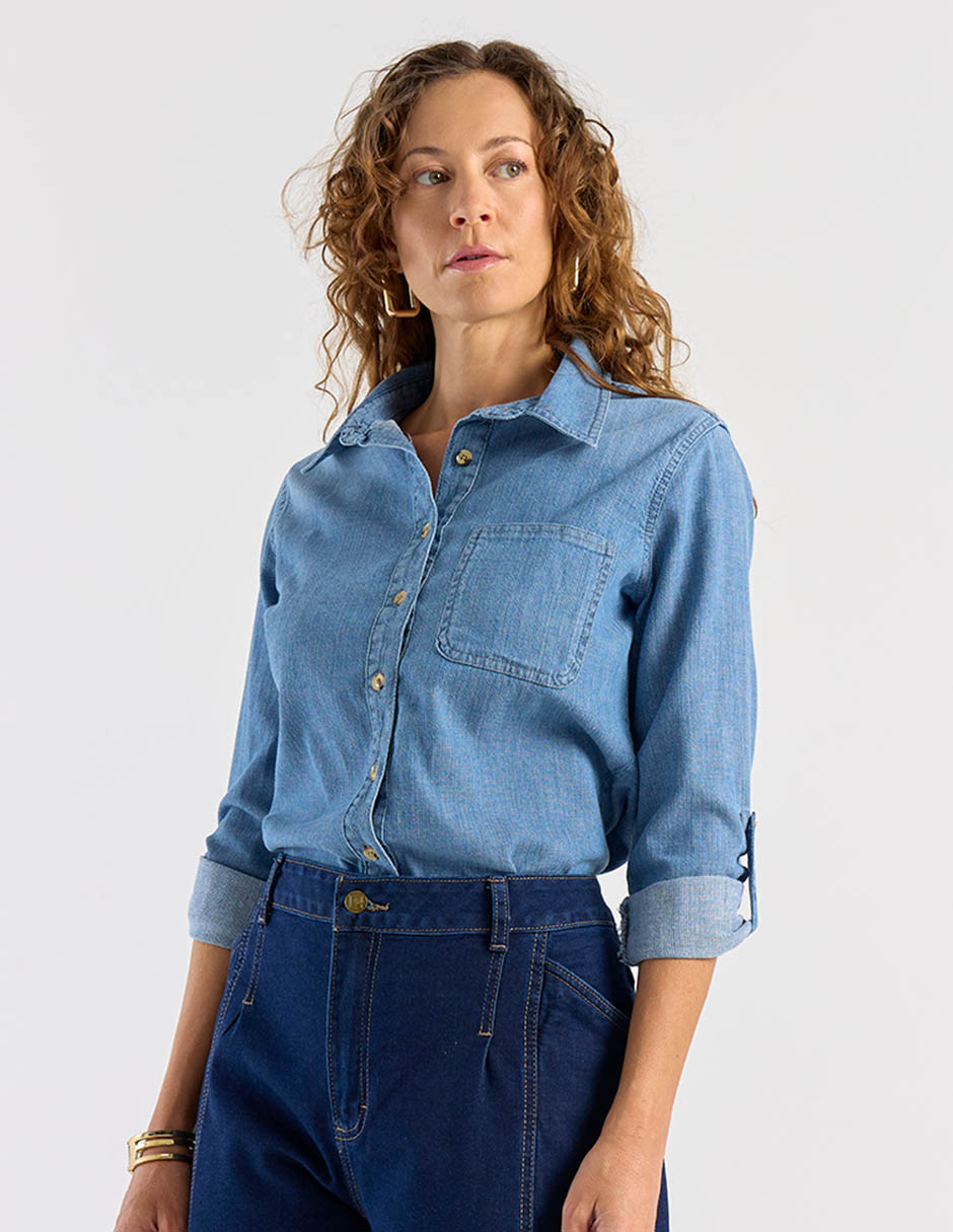 Blusa camisera Lieb manga larga para mujer 2