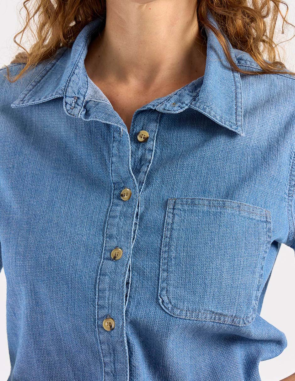 Blusa camisera Lieb manga larga para mujer 4