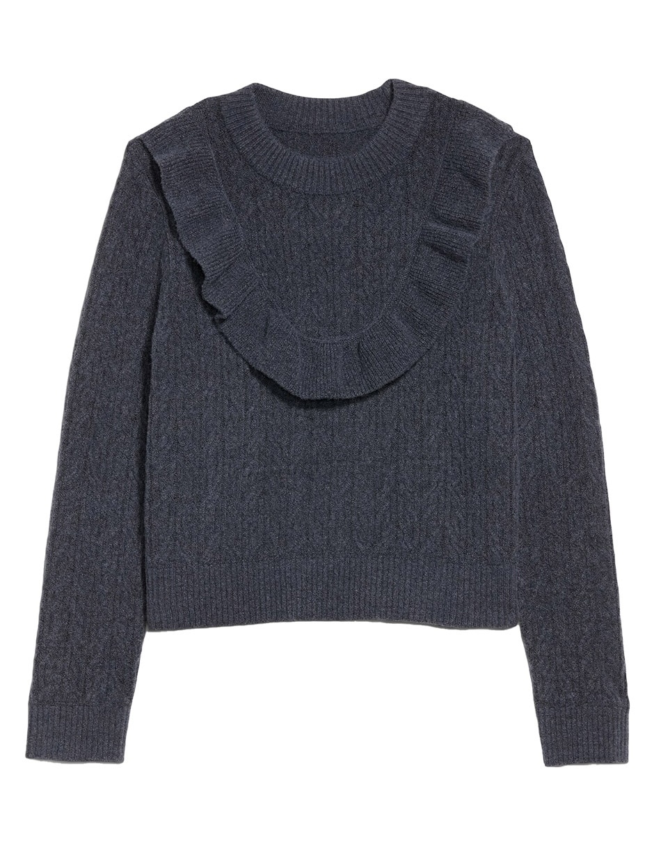 Suéter cuello redondo para mujer 2