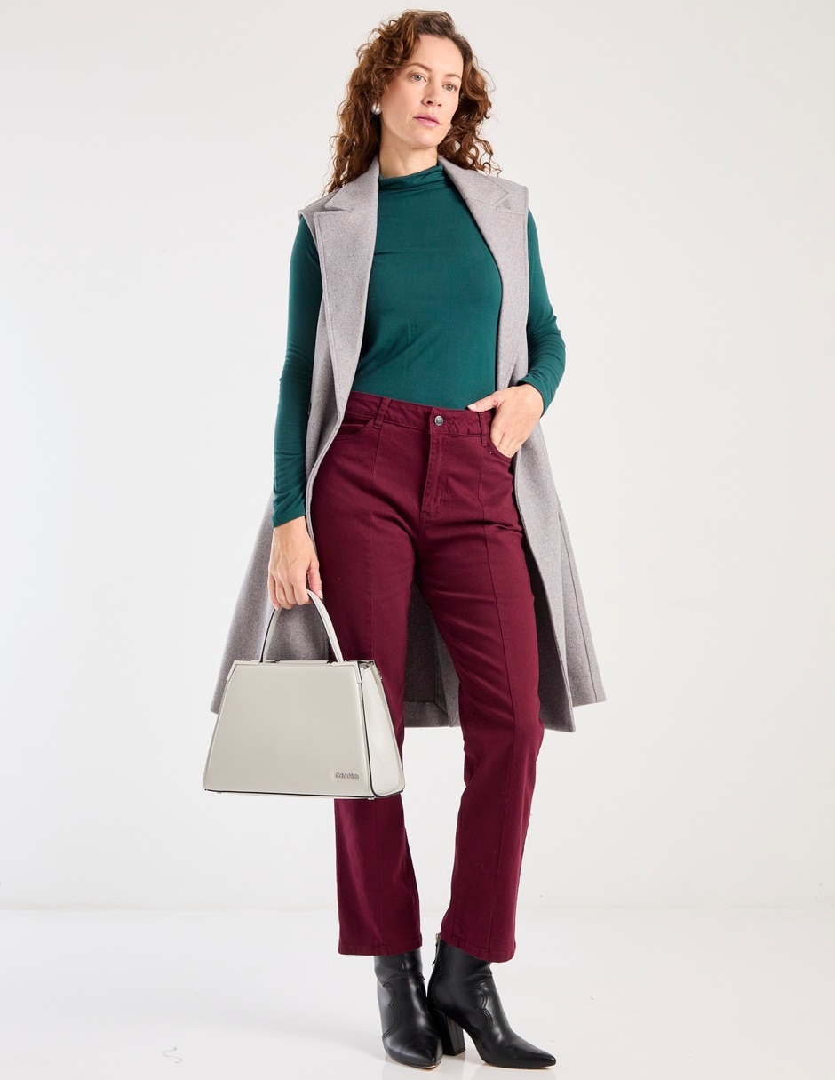 Pantalón capri slim para mujer 3