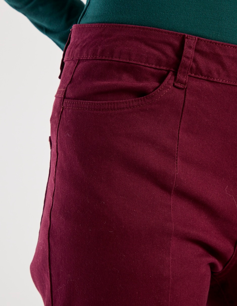 Pantalón capri slim para mujer 4