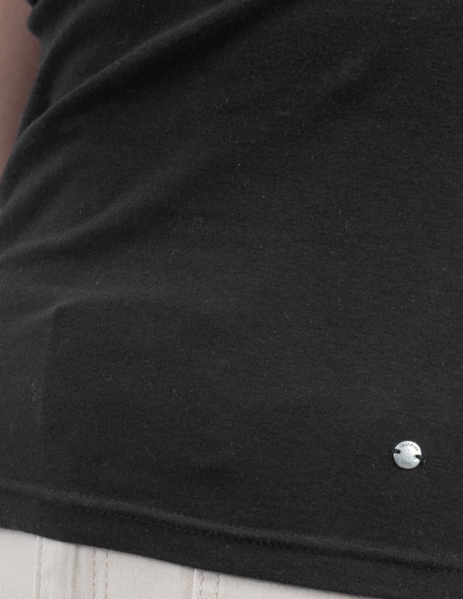 Set playera manga corta Cropped cuello redondo para mujer 8