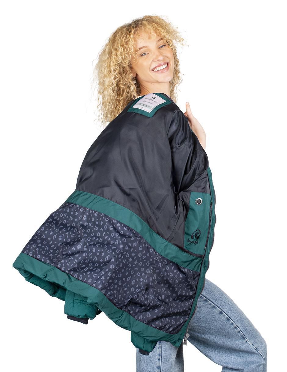 "chamarra" acolchada greenlander no impermeable "de" poliéster "para mujer"