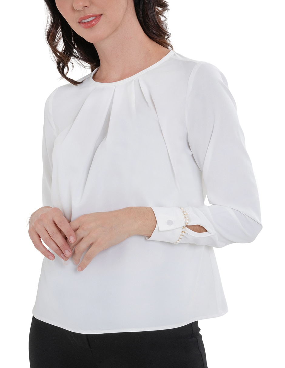 Blusa manga larga para mujer 3