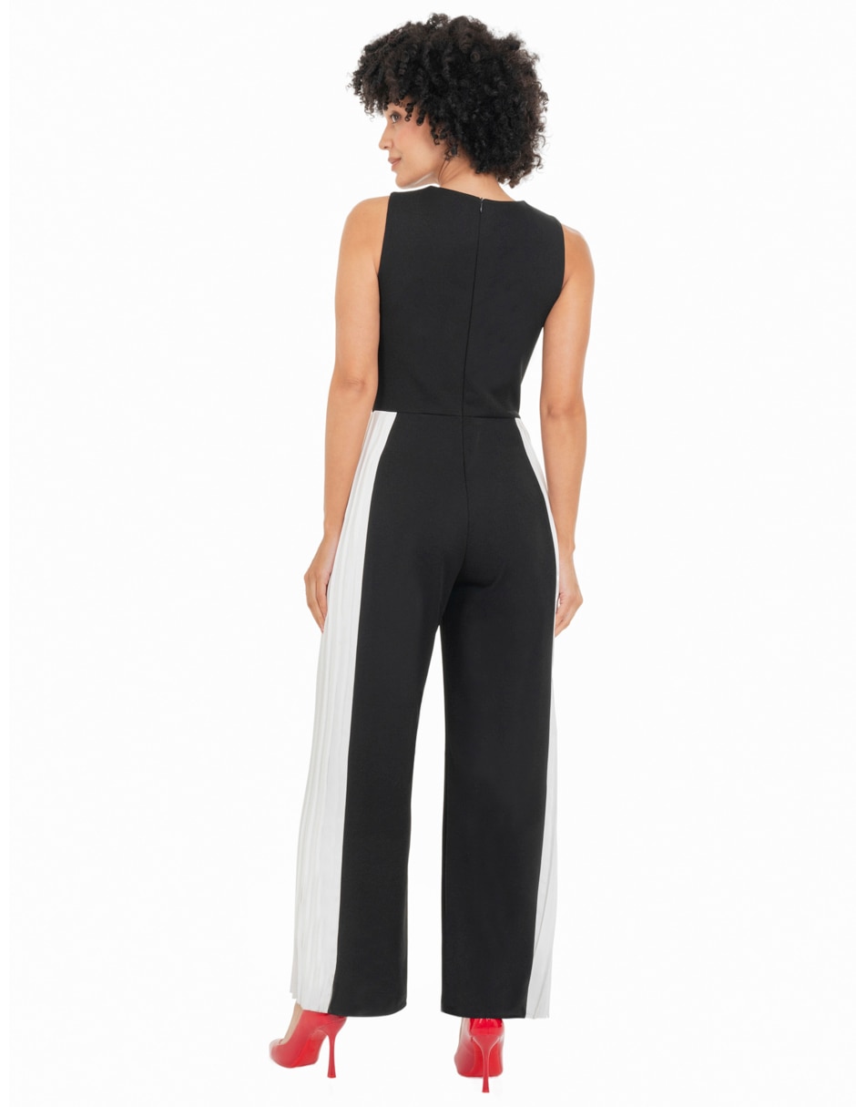 Jumpsuit estampado bloques de color para mujer 3