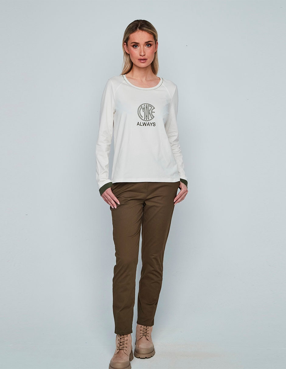 Blusa manga larga para mujer 5