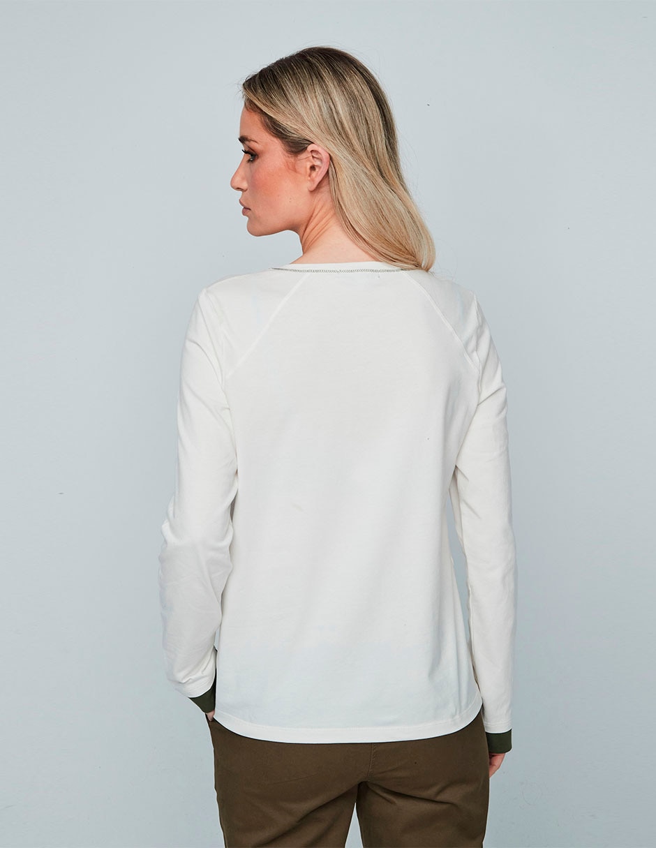 Blusa manga larga para mujer 6