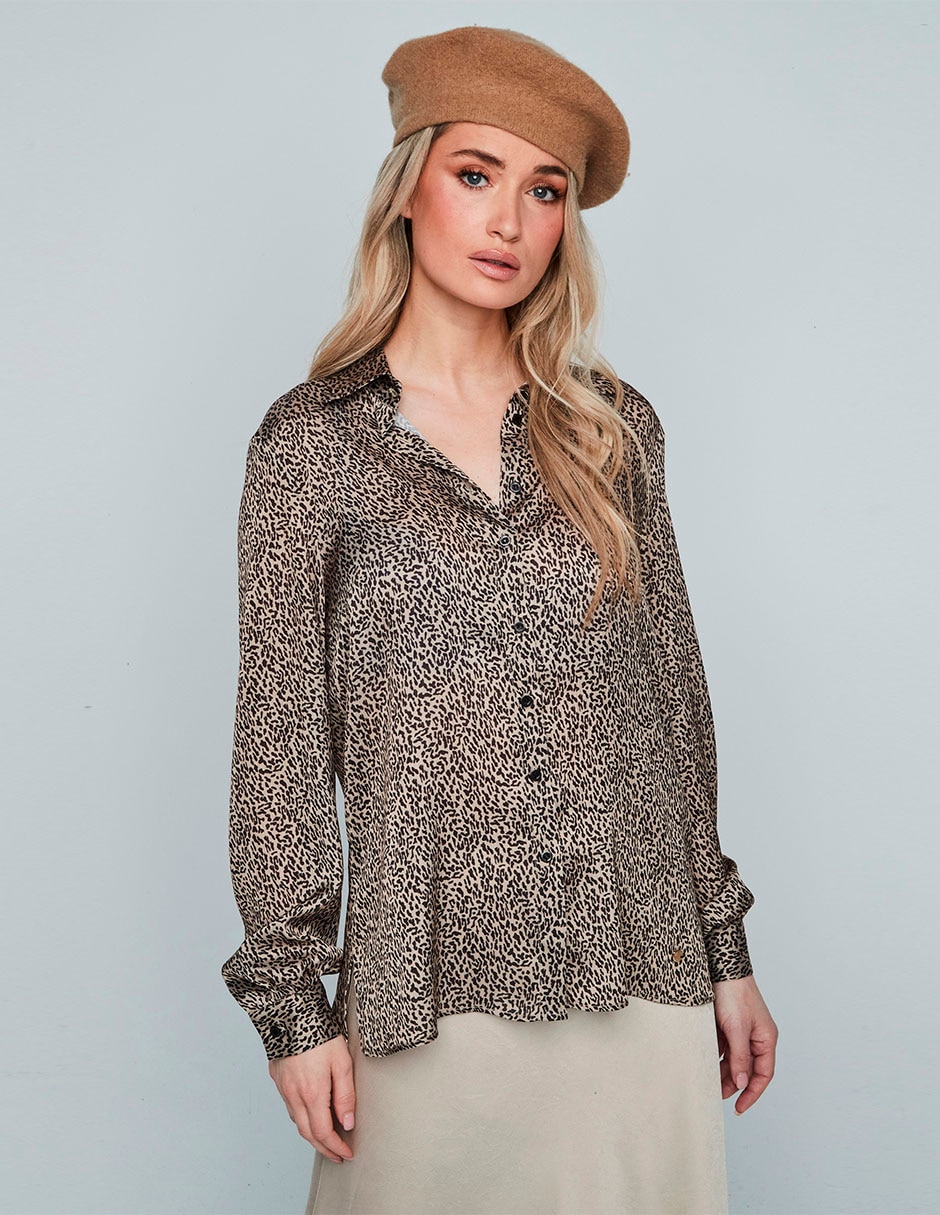 Blusa manga larga para mujer