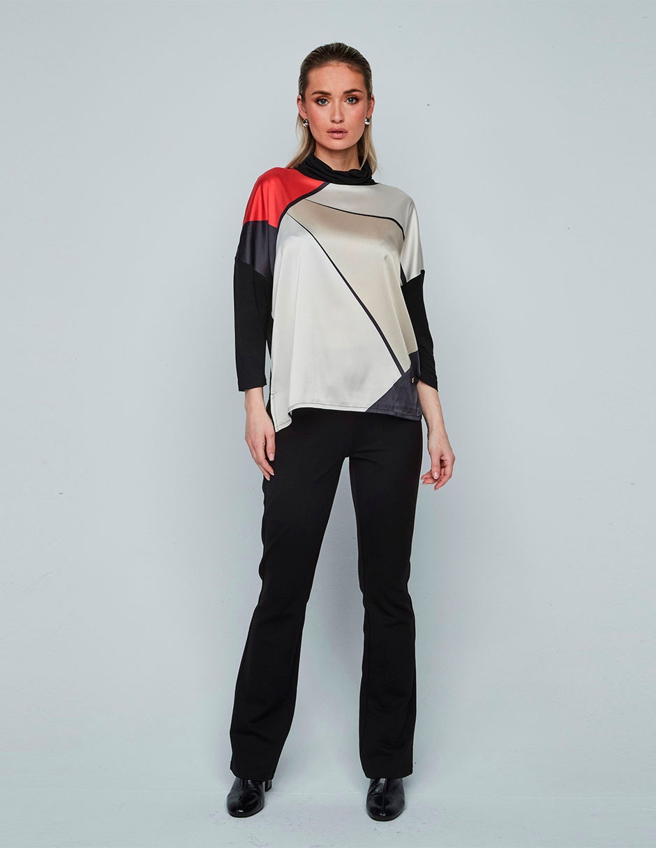 Blusa manga 3/4 para mujer 8