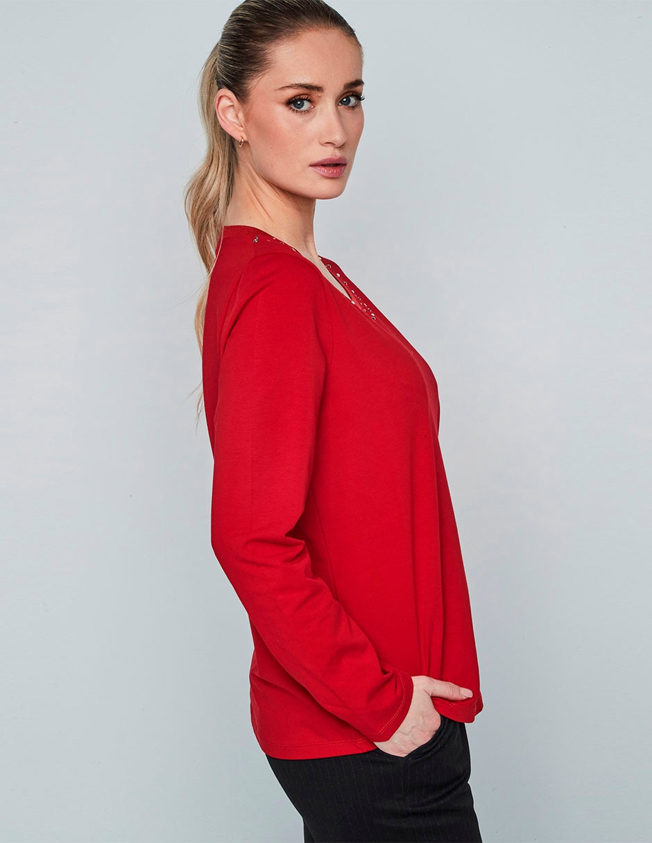 PLAYERA DÁNDARA 2017-262, XG, ROJO