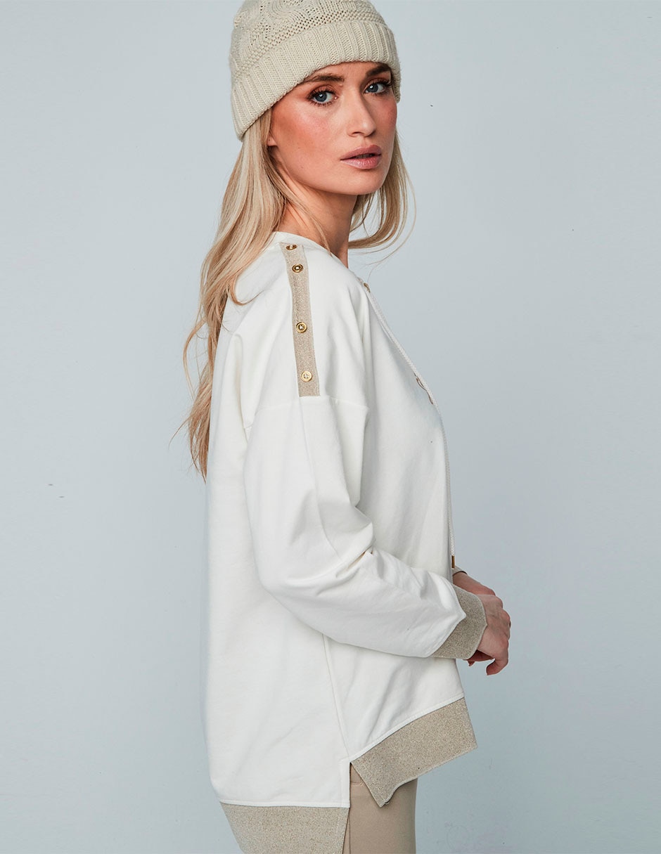 Playera manga larga cuello redondo para mujer 5