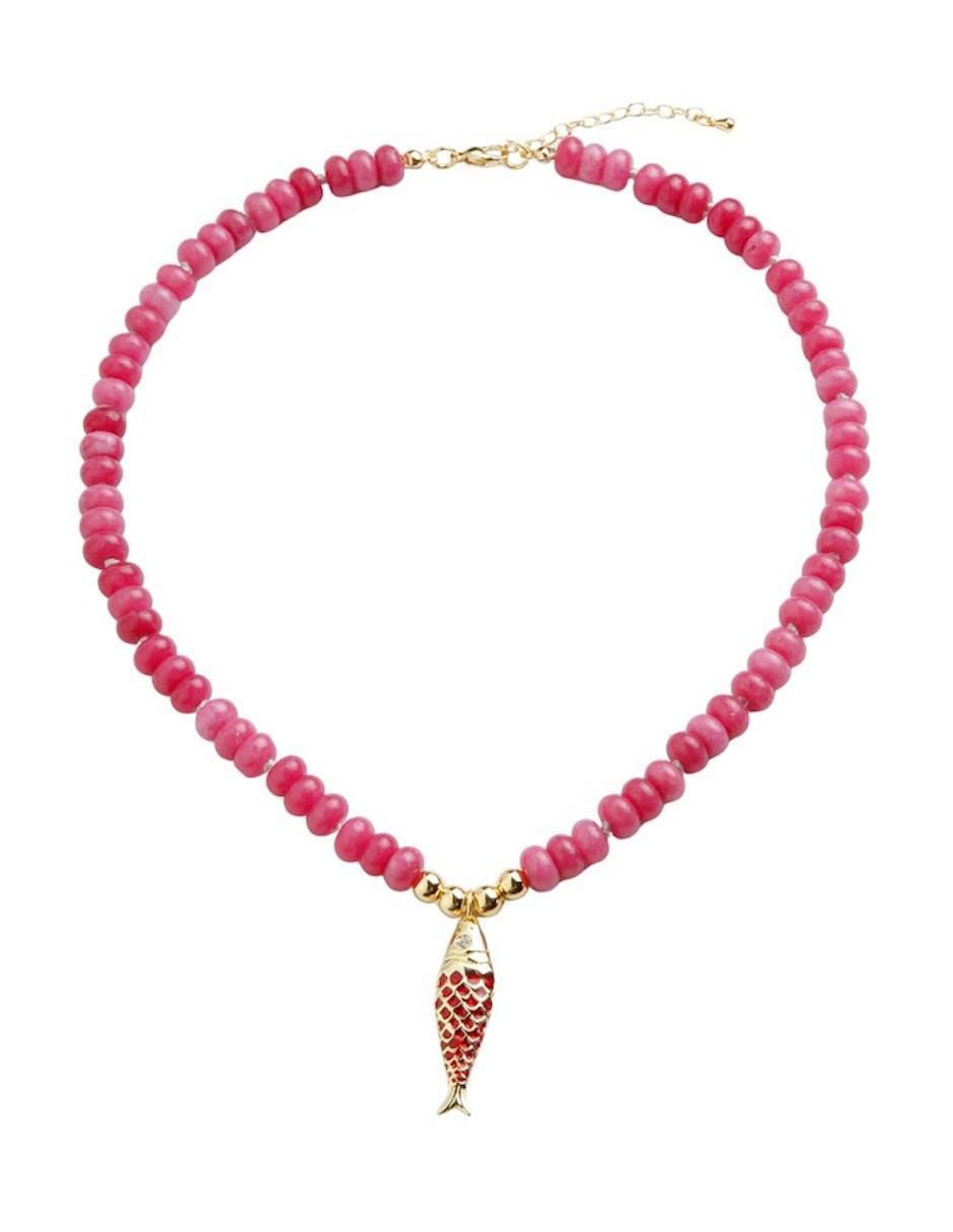 Collar de peces Pezrubi de baño de oro 18 K 7