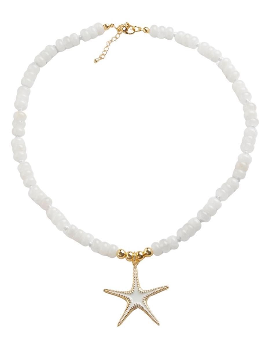 Collar de estrella Stellamaris de baño de oro 18 K Collar de estrella Stellamaris de baño de oro 18 K