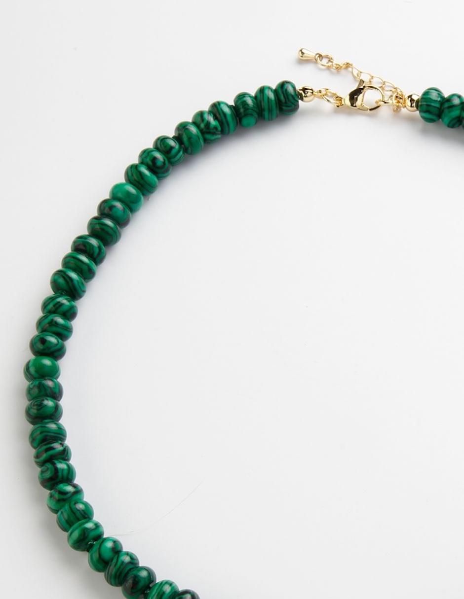 Collar de caracol Esmerália de baño de oro 18 K 3