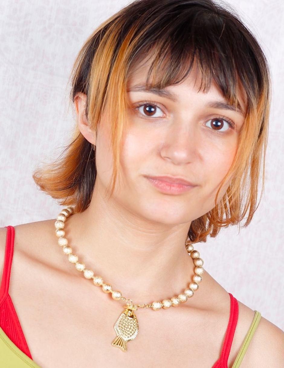 Collar de peces Doramar de baño de oro 18 K 4