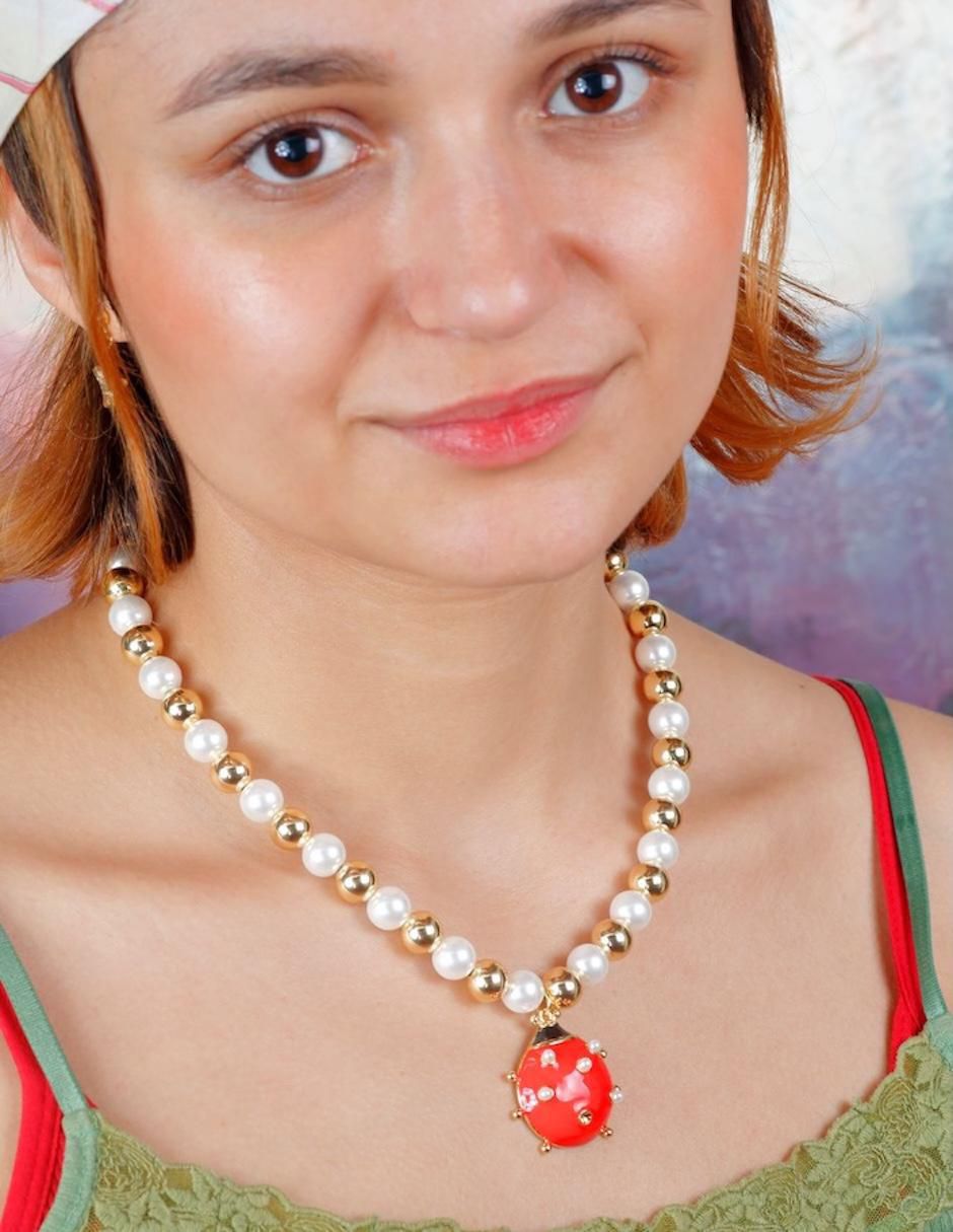 Collar Floraviva de baño de oro 18 K 4