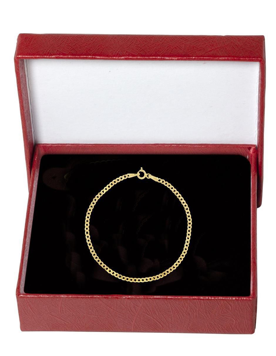 Pulsera de oro 10 k con acabado pulido 4