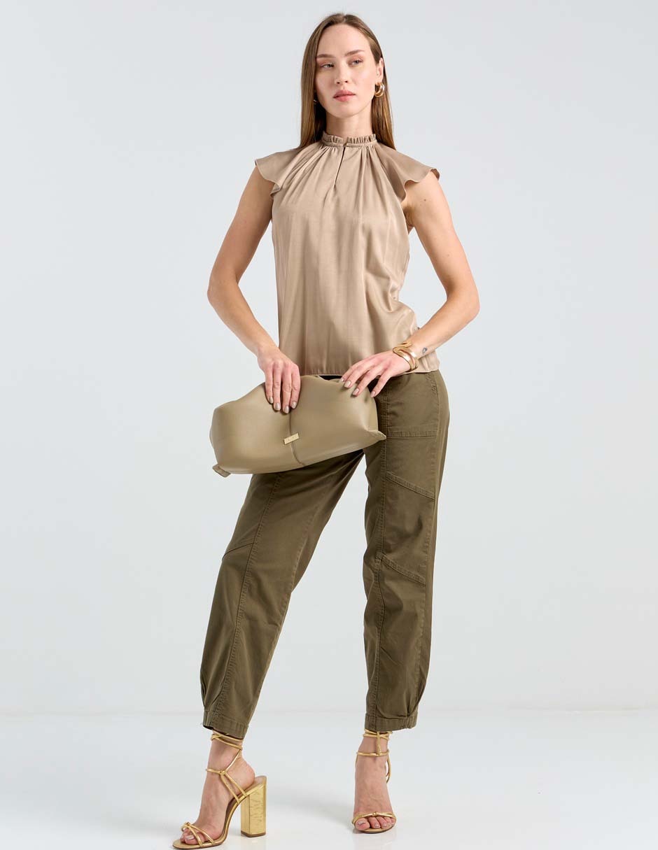 Blusa manga corta para mujer 3